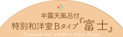 半露天風呂付 特別和洋室Btype 『富士』