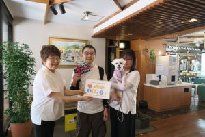 ワンちゃん宿泊頭数15万3千頭記念！