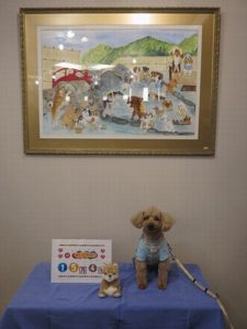 ワンちゃん宿泊頭数154000頭宿泊記念
